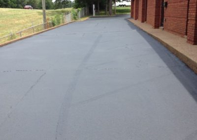 Polished Asphalt Paving